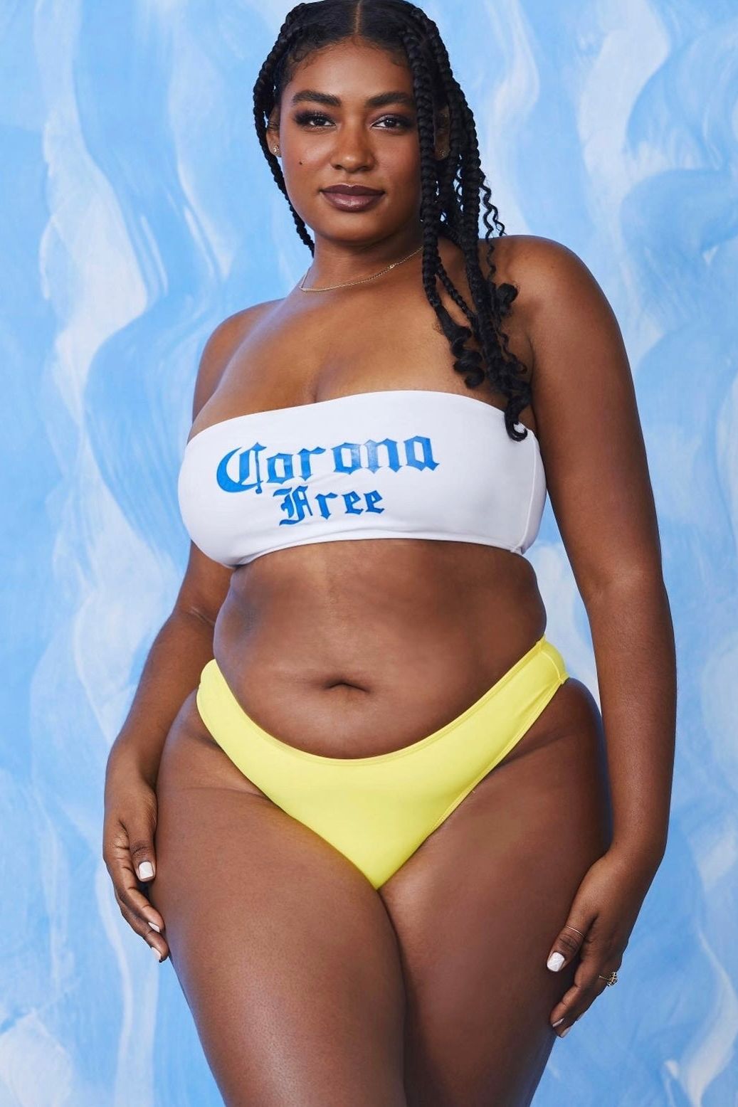 "Corona Free" Bikini Top